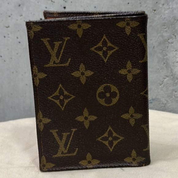 Louis Vuitton monogram billfold wallet 1980s rare - Picture 3 of 11